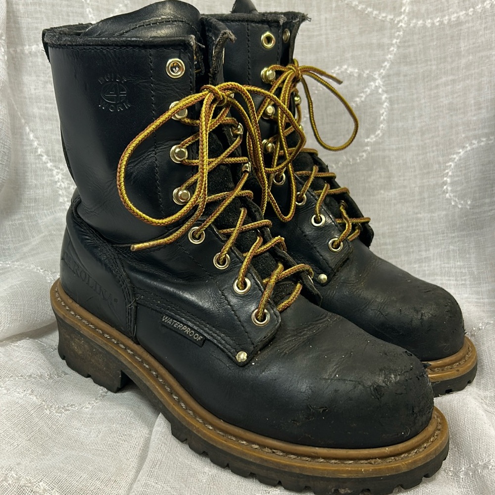 Carolina leather steel toe super sturdy work boots
